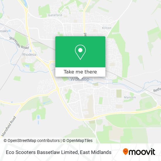 Eco Scooters Bassetlaw Limited map