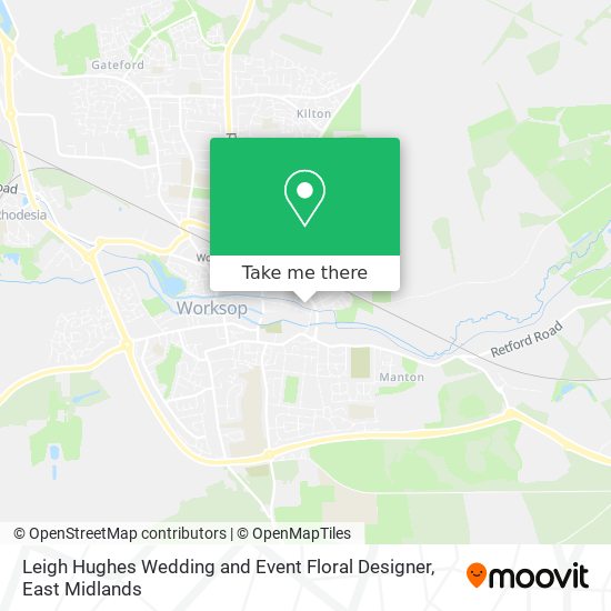 Leigh Hughes Wedding and Event Floral Designer map