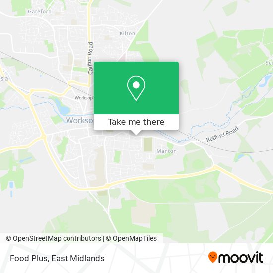 Food Plus map