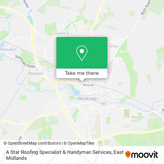 A Star Roofing Specialist & Handyman Services map