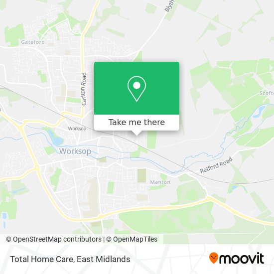 Total Home Care map