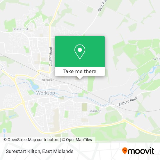 Surestart Kilton map