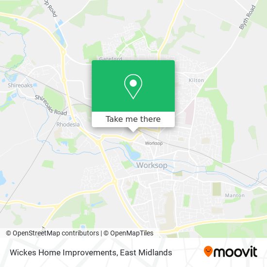 Wickes Home Improvements map