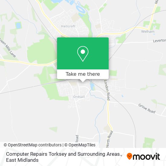 Computer Repairs Torksey and Surrounding Areas. map