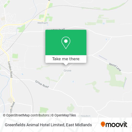 Greenfields Animal Hotel Limited map