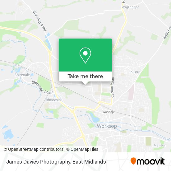 James Davies Photography map