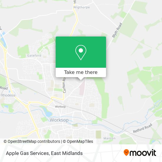 Apple Gas Services map