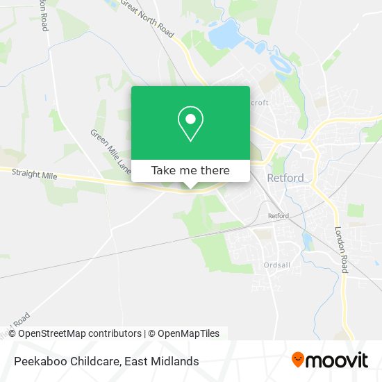 Peekaboo Childcare map