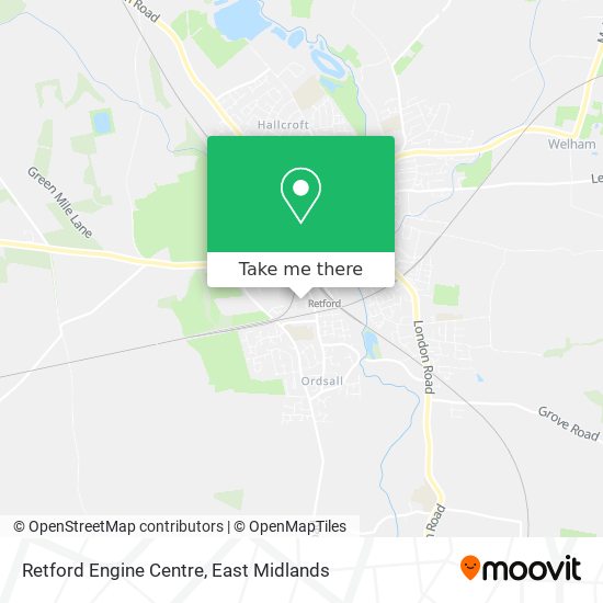 Retford Engine Centre map
