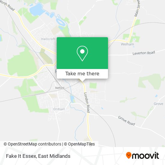 Fake It Essex map