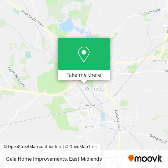 Gala Home Improvements map