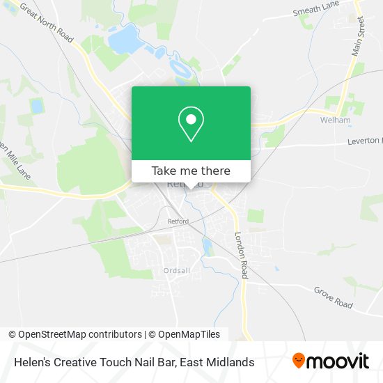 Helen's Creative Touch Nail Bar map