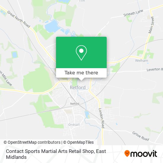 Contact Sports Martial Arts Retail Shop map