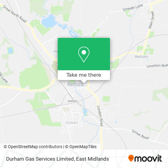 Durham Gas Services Limited map