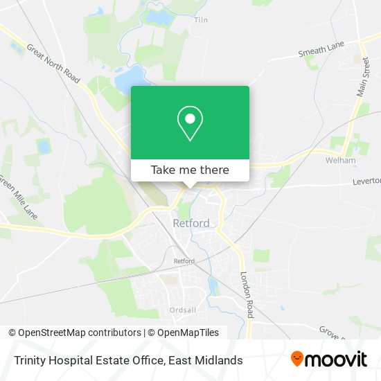 Trinity Hospital Estate Office map