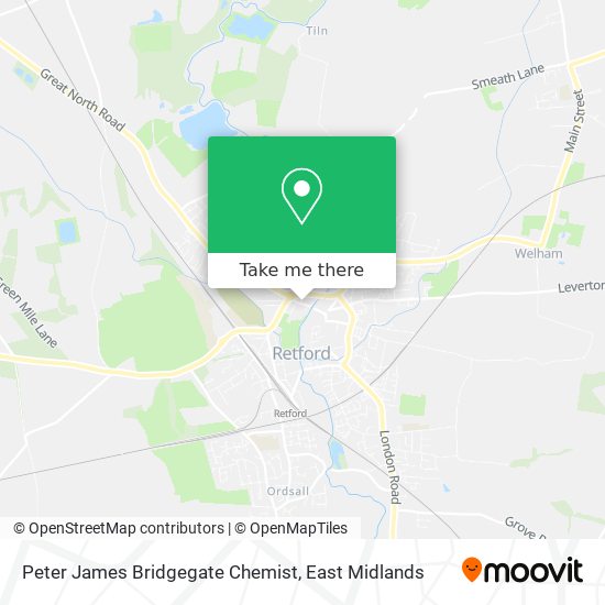 Peter James Bridgegate Chemist map