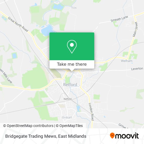 Bridgegate Trading Mews map