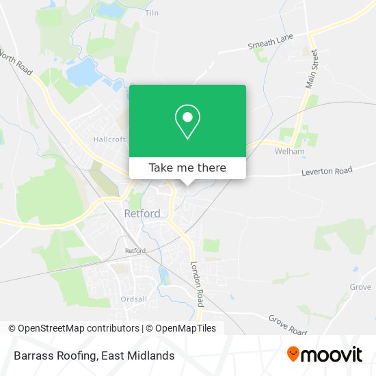 Barrass Roofing map