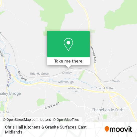 Chris Hall Kitchens & Granite Surfaces map