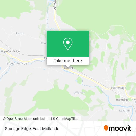 Stanage Edge map