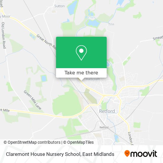 Claremont House Nursery School map