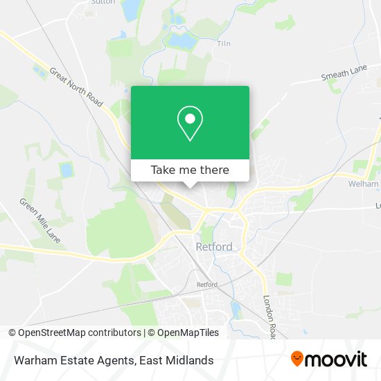 Warham Estate Agents map