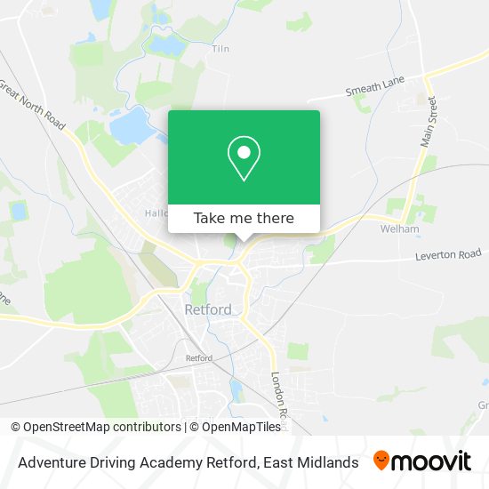 Adventure Driving Academy Retford map