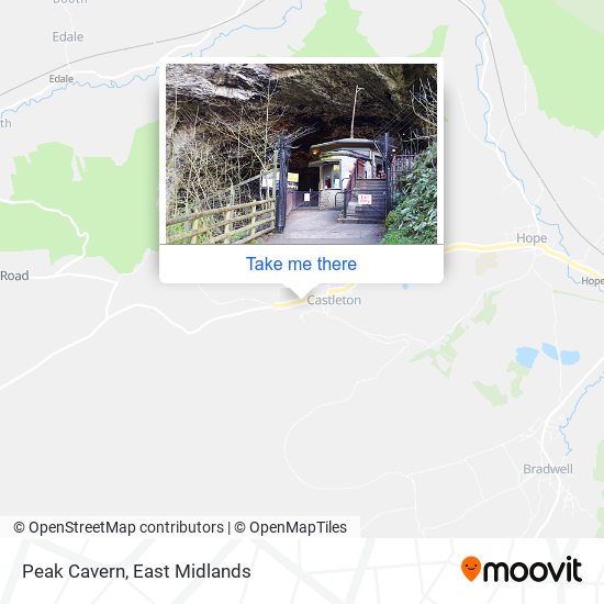 Peak Cavern map