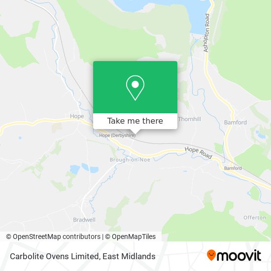 Carbolite Ovens Limited map