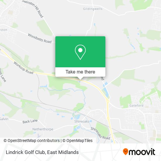Lindrick Golf Club map