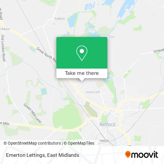 Emerton Lettings map