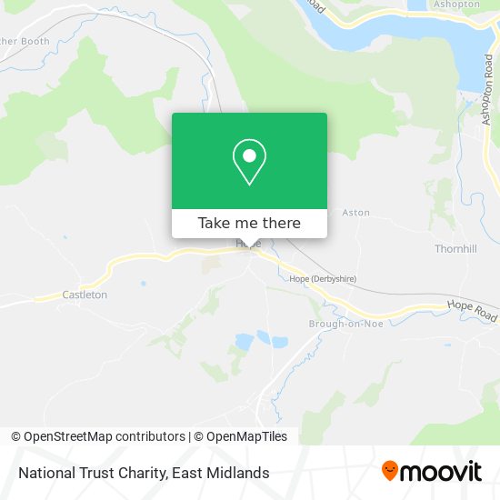 National Trust Charity map