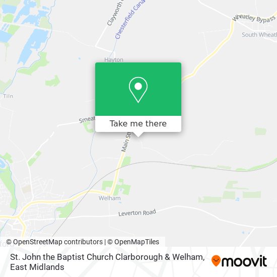 St. John the Baptist Church Clarborough & Welham map