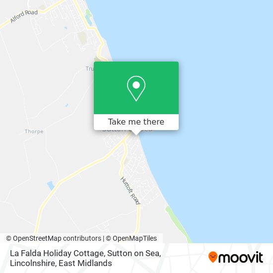 La Falda Holiday Cottage, Sutton on Sea, Lincolnshire map