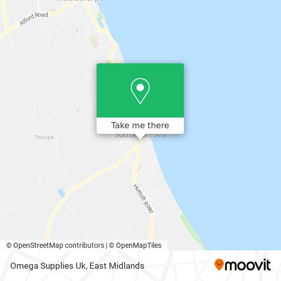 Omega Supplies Uk map