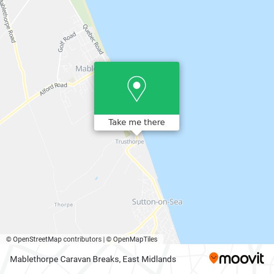 Mablethorpe Caravan Breaks map