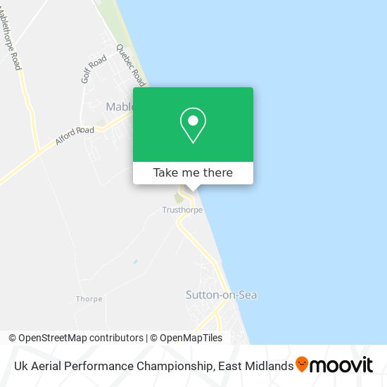 Uk Aerial Performance Championship map