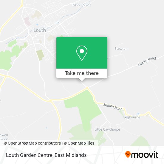 Louth Garden Centre map
