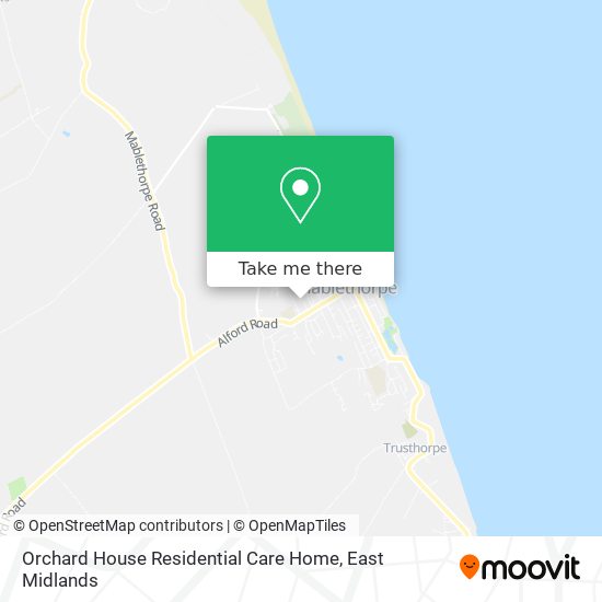 Orchard House Residential Care Home map