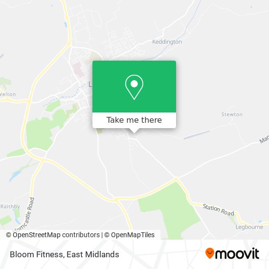 Bloom Fitness map