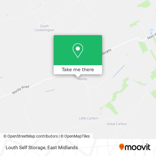 Louth Self Storage map