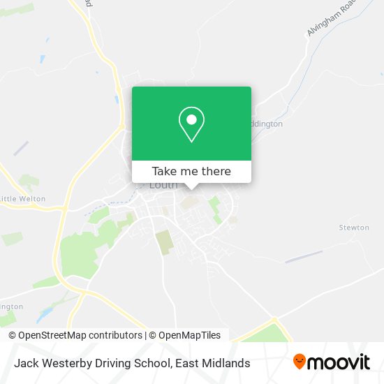 Jack Westerby Driving School map