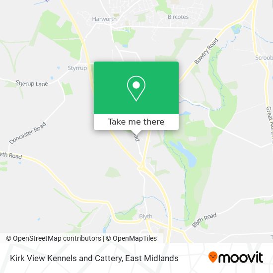 Kirk View Kennels and Cattery map