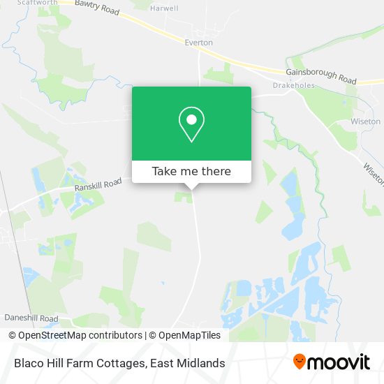Blaco Hill Farm Cottages map