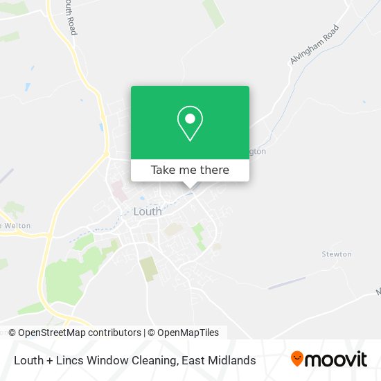 Louth + Lincs Window Cleaning map