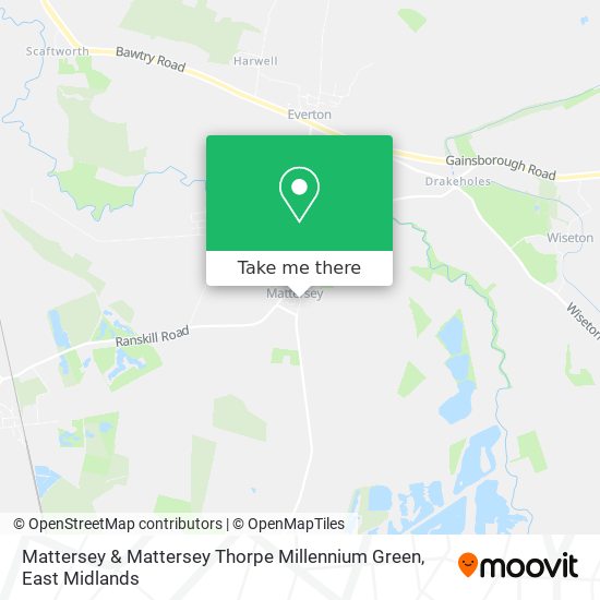 Mattersey & Mattersey Thorpe Millennium Green map
