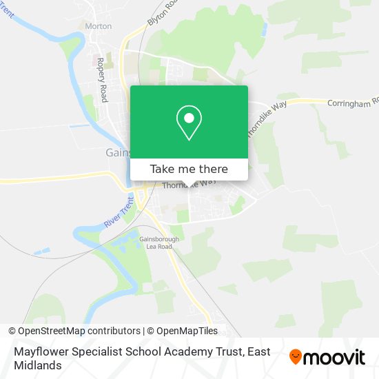 Mayflower Specialist School Academy Trust map