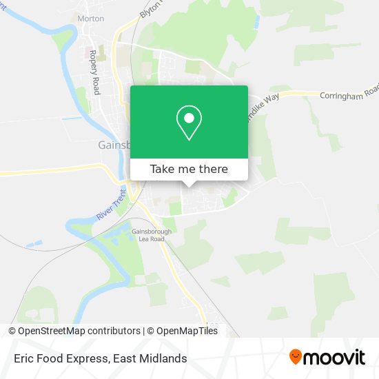 Eric Food Express map