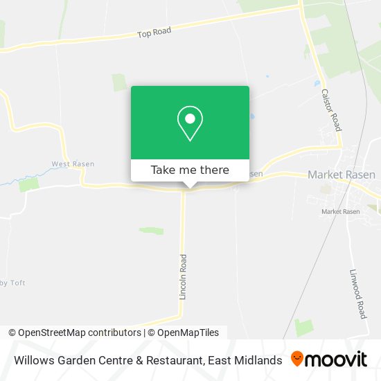 Willows Garden Centre & Restaurant map