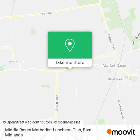 Middle Rasen Methodist Luncheon Club map